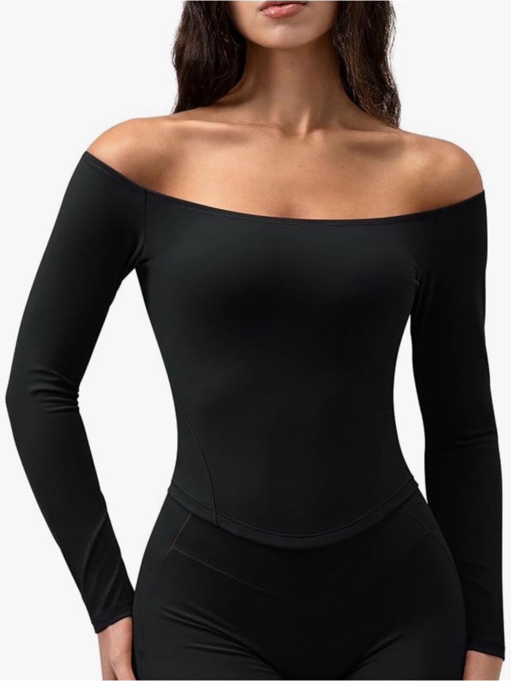 Off Shoulder Crop Top